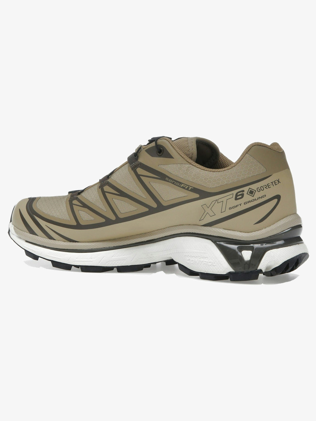 Salomon XT-6 Gore-Tex 'Kelp Wren Safari' β rear three-quarter