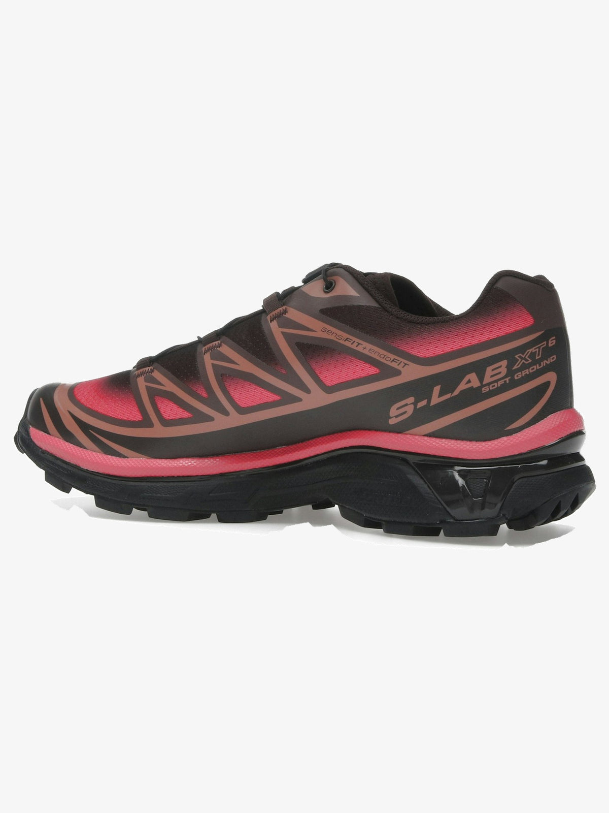 Salomon XT-6 'Skyline Black Coffee Rouge Red' β rear three-quarter