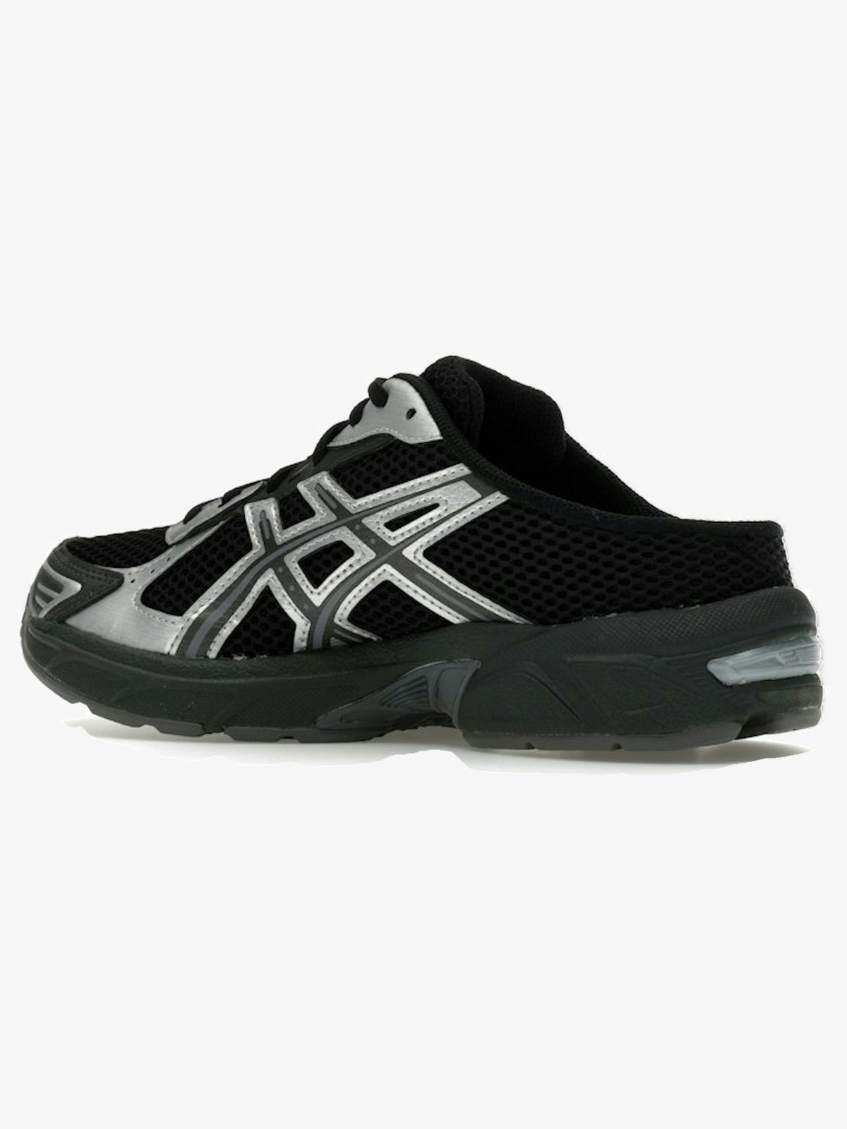 ASICS Gel-1130 Mule 'Black Graphite Grey' β rear three-quarter