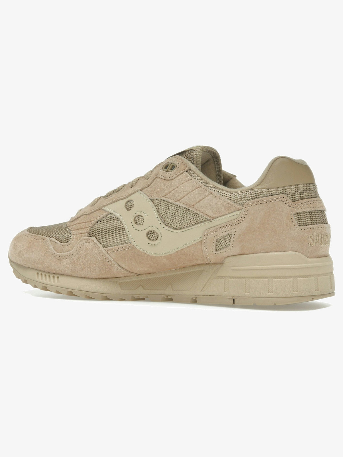 Saucony Shadow 5000 'Sand' – rear three-quarter