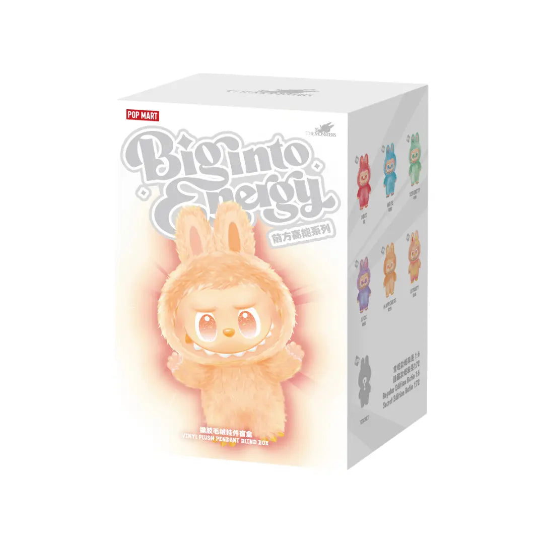 Pop Mart Labubu The Monsters Big into Energy Series Vinyl Plush Pendant Single Blind Box Basement