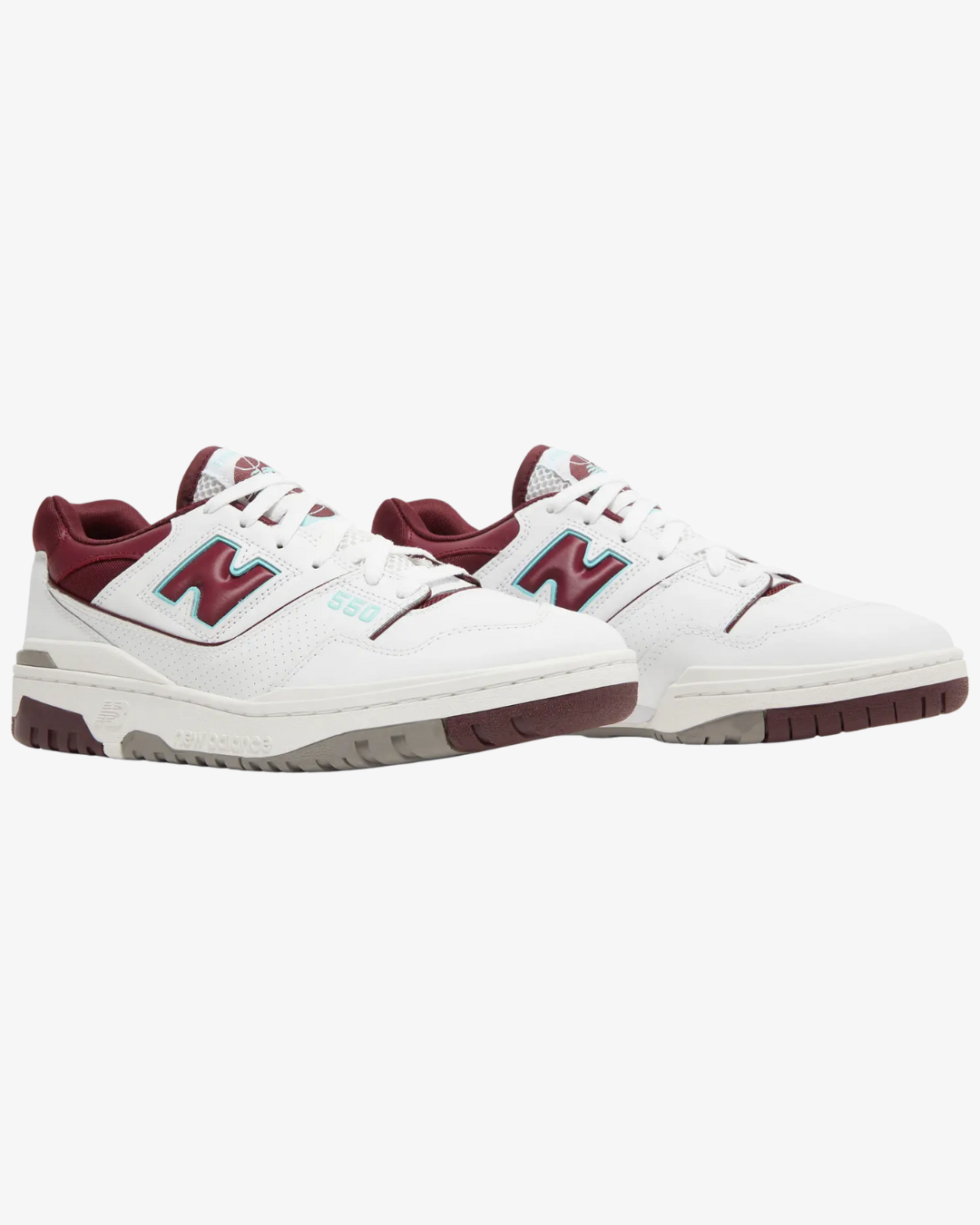 New Balance 550 Burgundy Turquoise