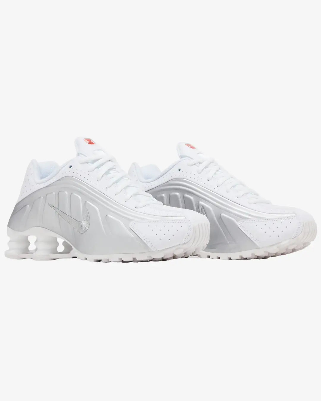 Nike Shox R4 GS White Metallic Silver 2025 Nike