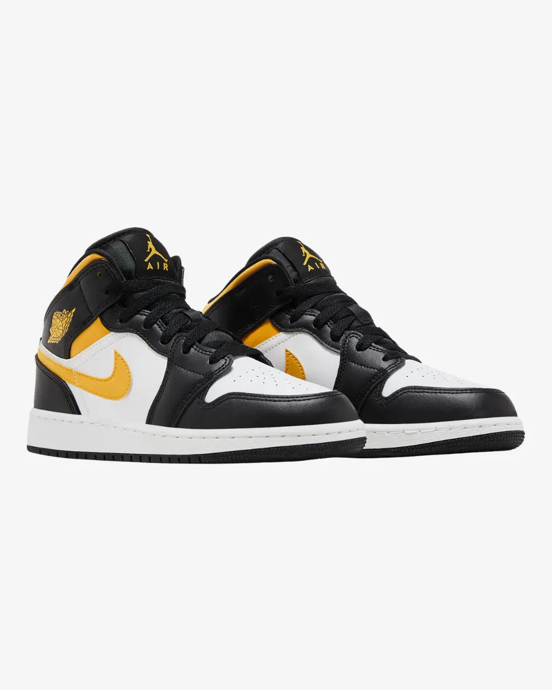 Air Jordan 1 Mid GS Black University Gold Air Jordan