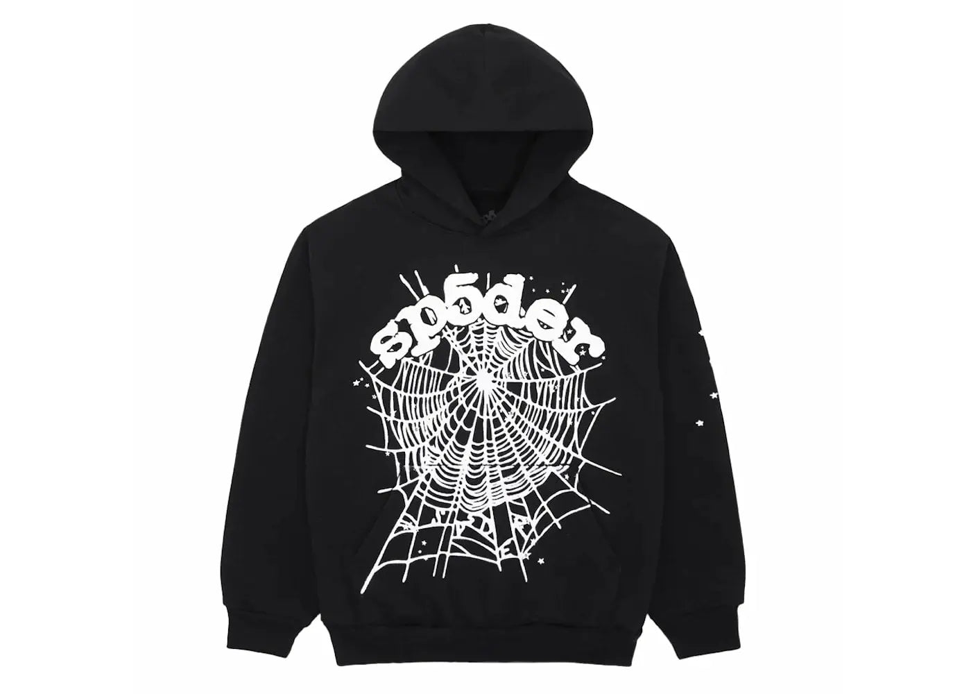 Sp5der OG Web Hoodie Black Basement