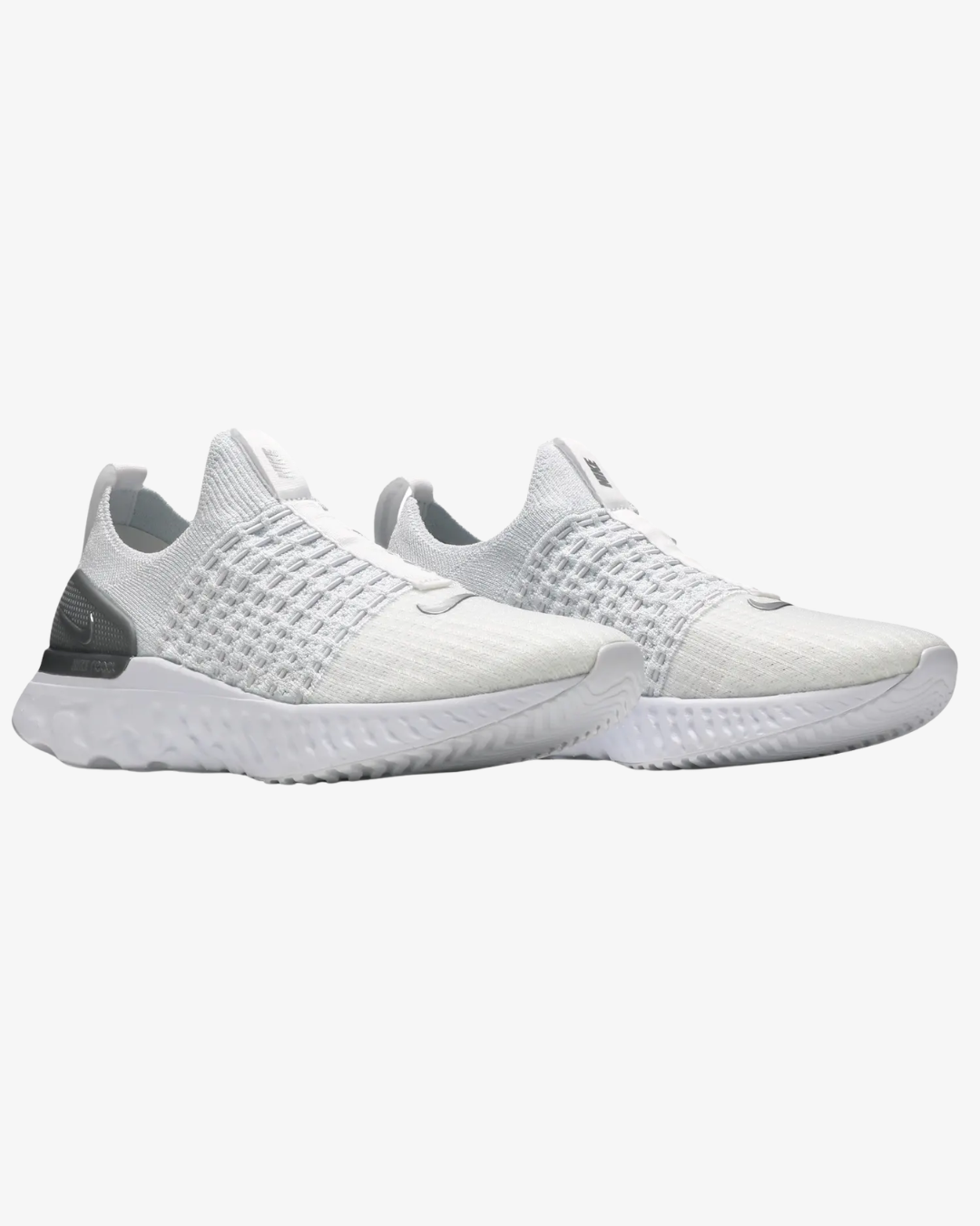 Nike React Phantom Run Flyknit 2 True White Silver Wmns