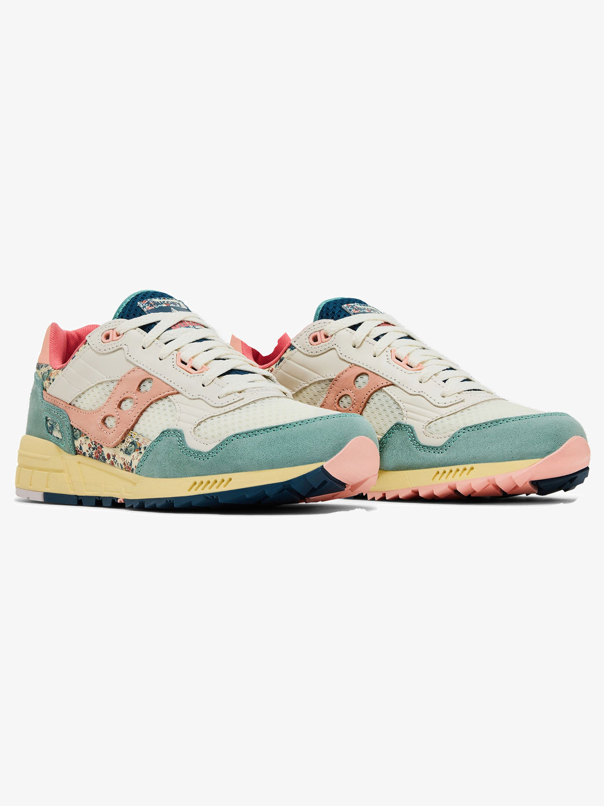 Saucony Shadow 5000 'Floral Beige Blue' β pair