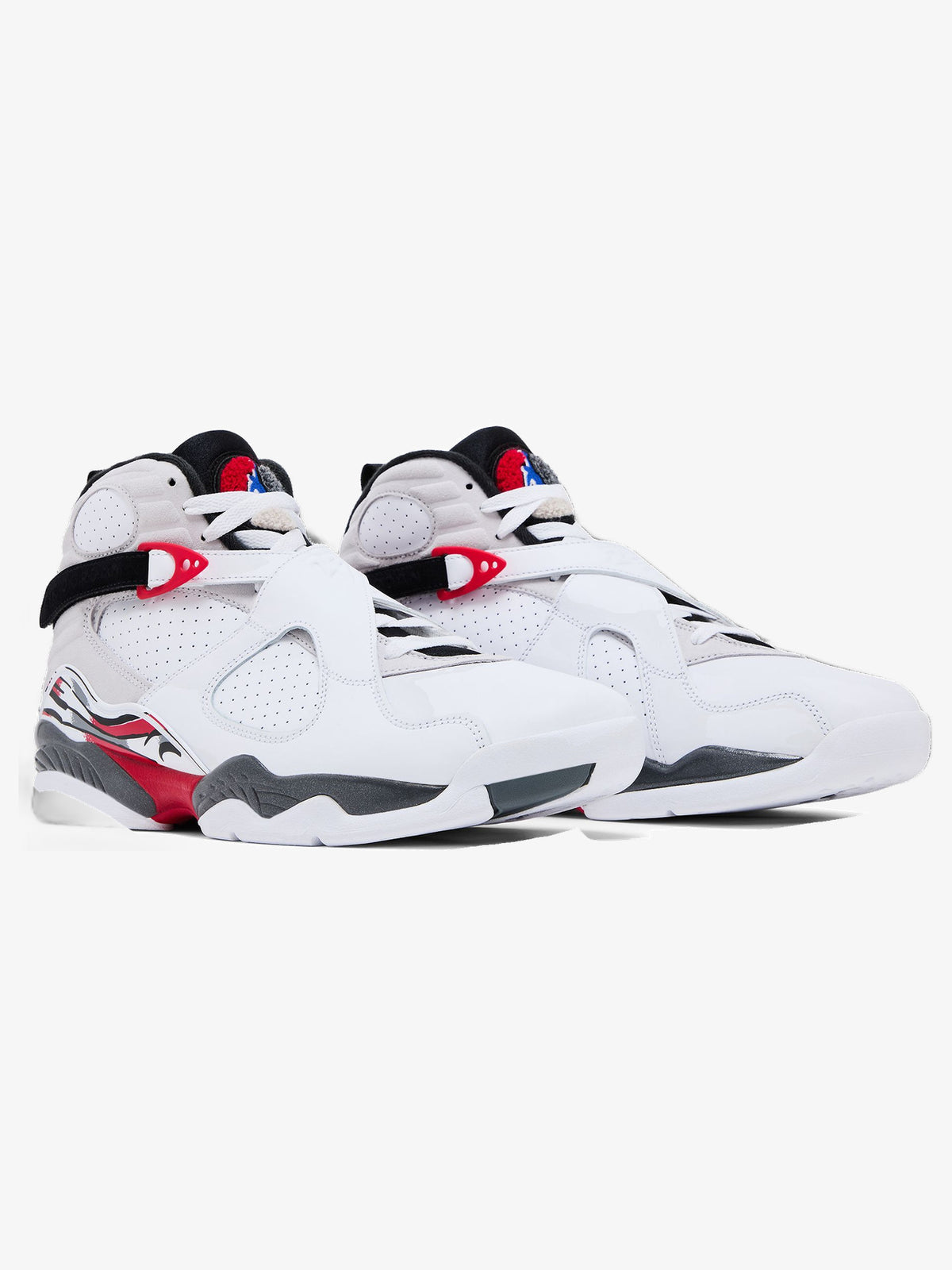 Jordan 8 Retro 'White True Red (2025)' β pair