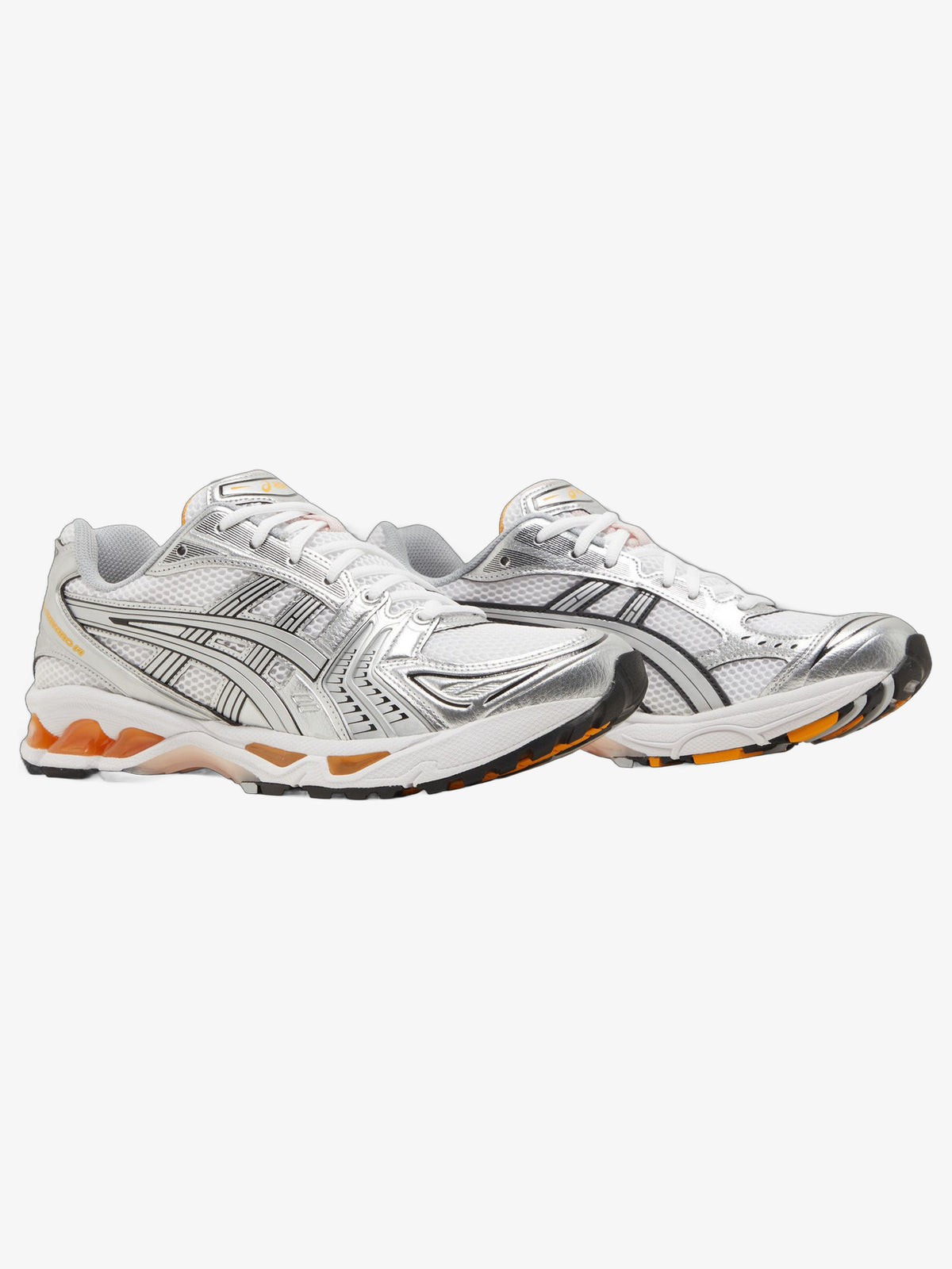 ASICS Gel-Kayano 14 'White Pure Silver Orange' β pair