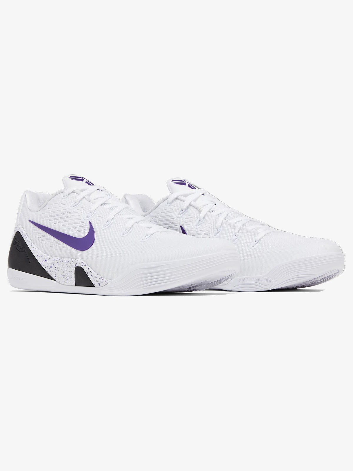 Nike Kobe 9 Elite Low EM Protro 'White Court Purple' β pair