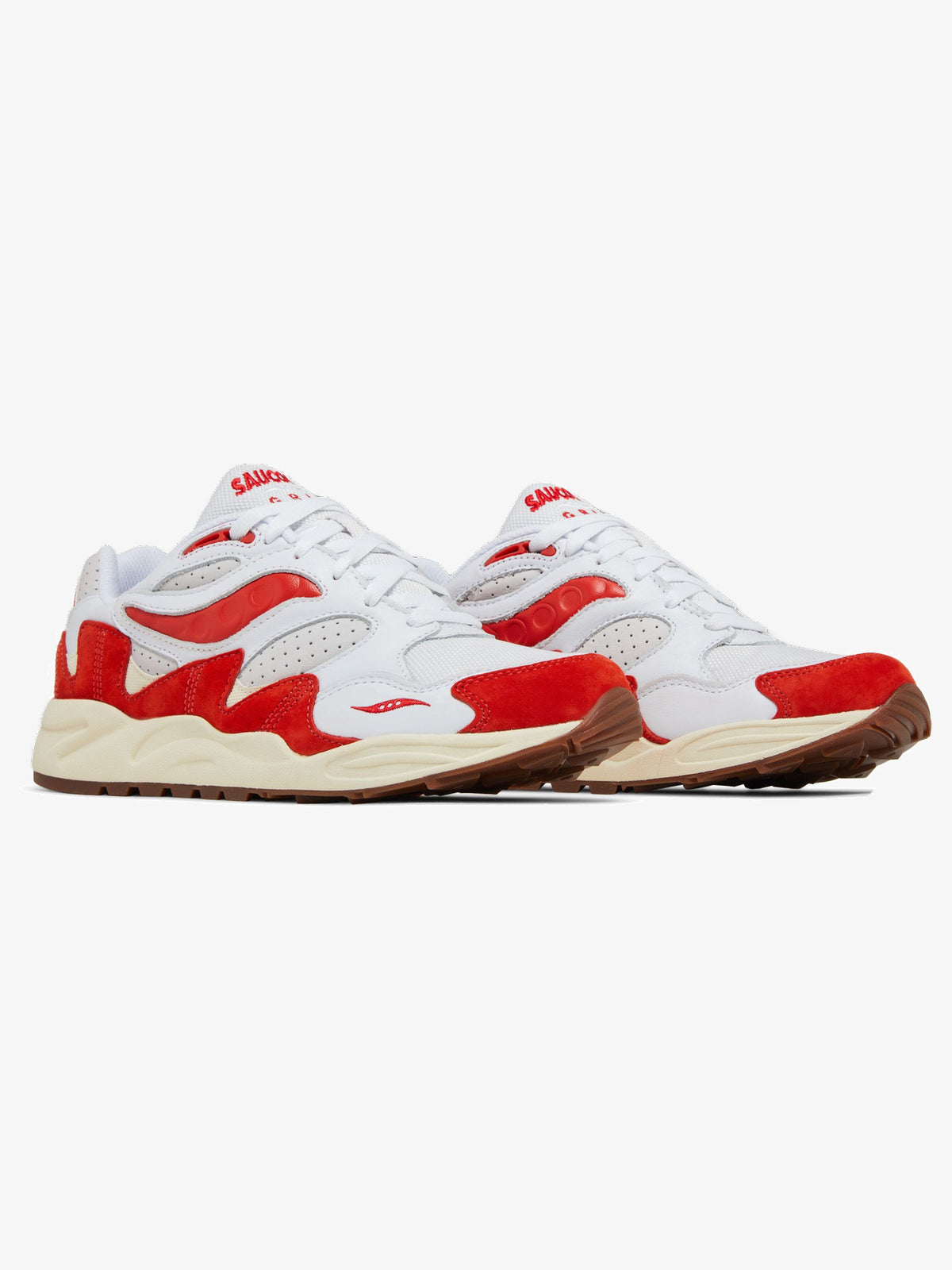 Saucony Grid Shadow 2 'Ivy Prep White Red' β pair