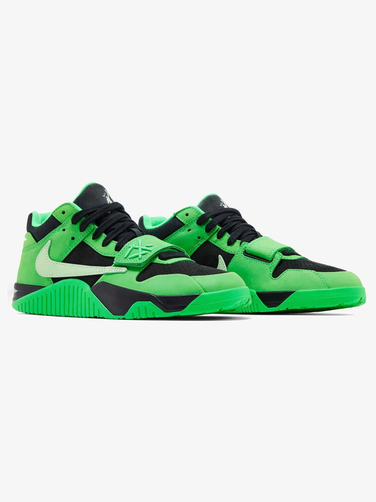 Jordan CJ1 T-Rexx 'Travis Scott Green Spark' β pair