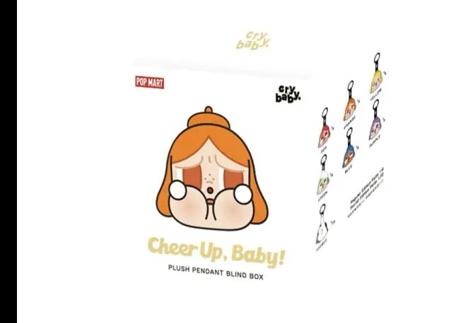 Pop Mart CRYBABY CHEER UP, BABY! Series Plush Pendant Single Blind Box Basement