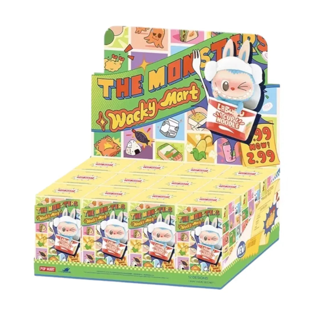 Pop Mart Labubu The Monsters Wacky Mart Series Figure Sealed Case (12 Blind Box) Basement
