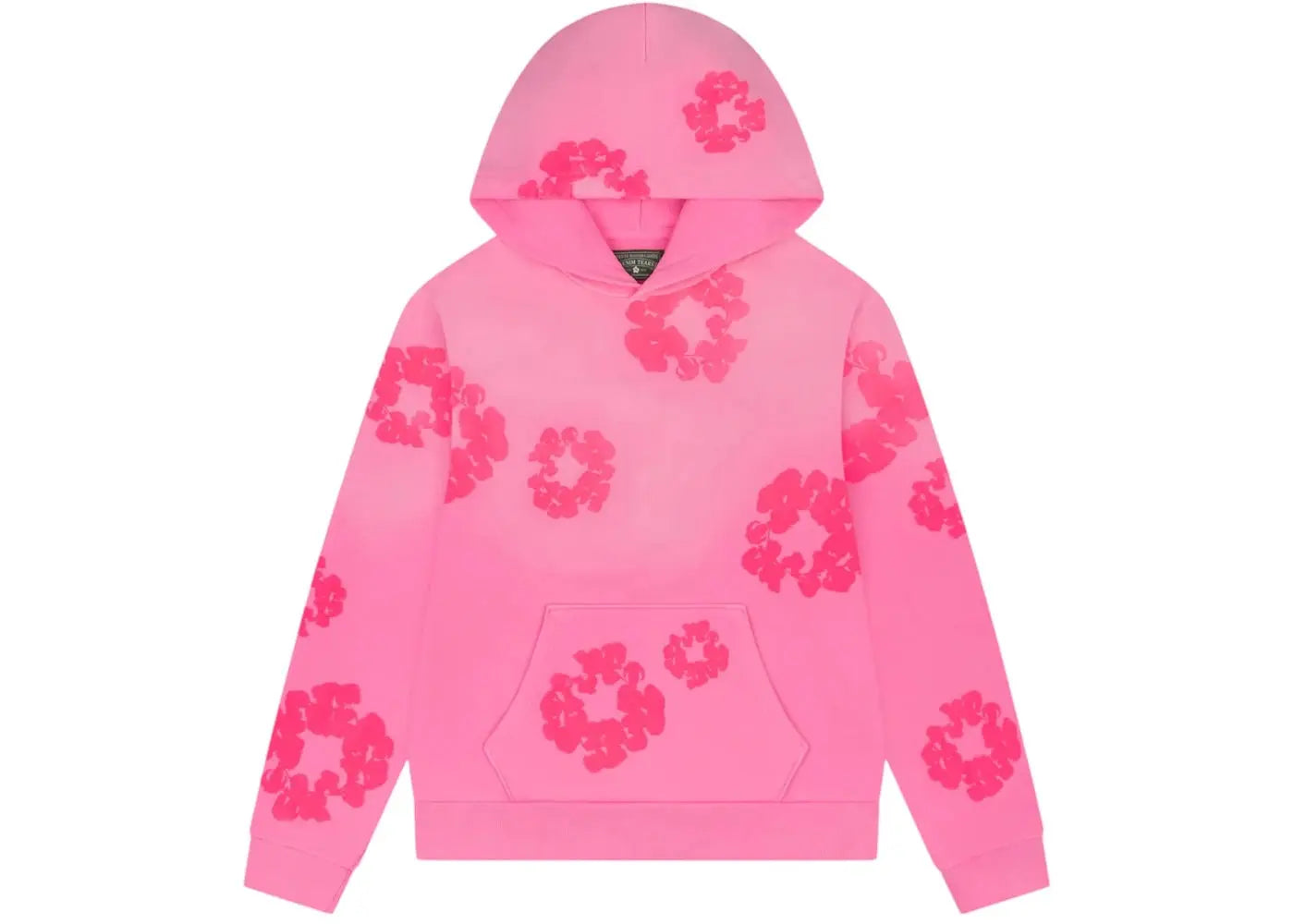 Denim Tears Mono Cotton Wreath Hoodie Pink Basement