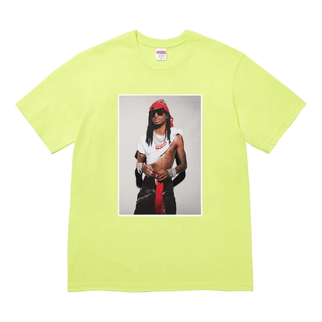 Supreme Playboi Carti Tee Pale Green Basement