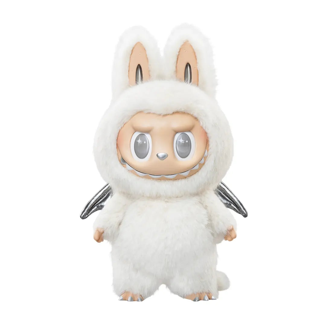 Pop Mart The Monsters Labubu Zimomo Angel in Clouds (No Tote) Figure Basement