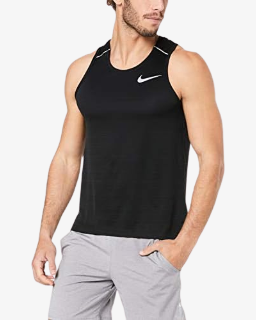 Nike Mens Dri-FIT Miler 1.0 Tank (Black)