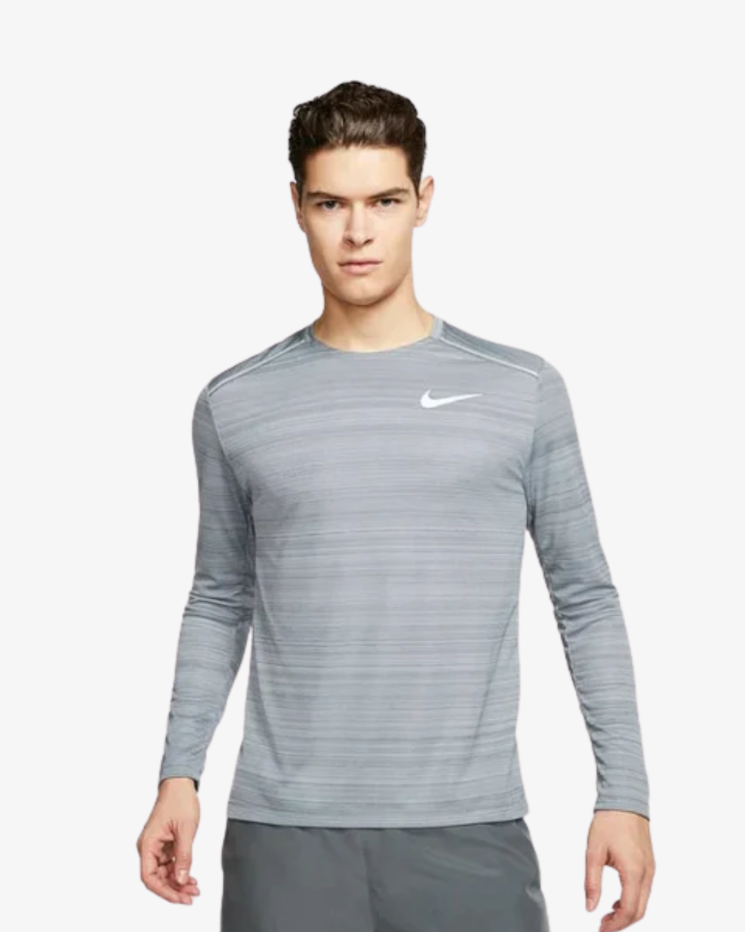 Nike Miler T-Shirt 1.0 Long Sleeve Grey