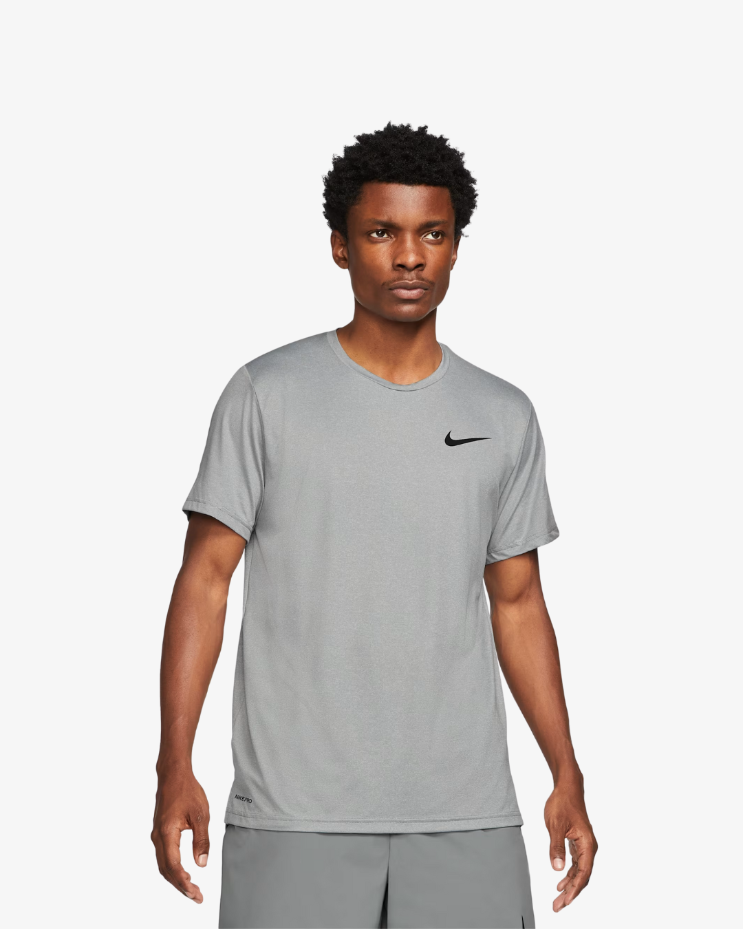 Nike Pro Dri-FIT Mens Short-Sleeve Top - Grey