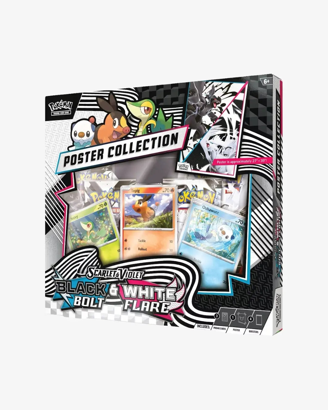 Pokemon Black Bolt/White Flare Unova Poster Collection Box Pokemon Scarlet & Violet Basement