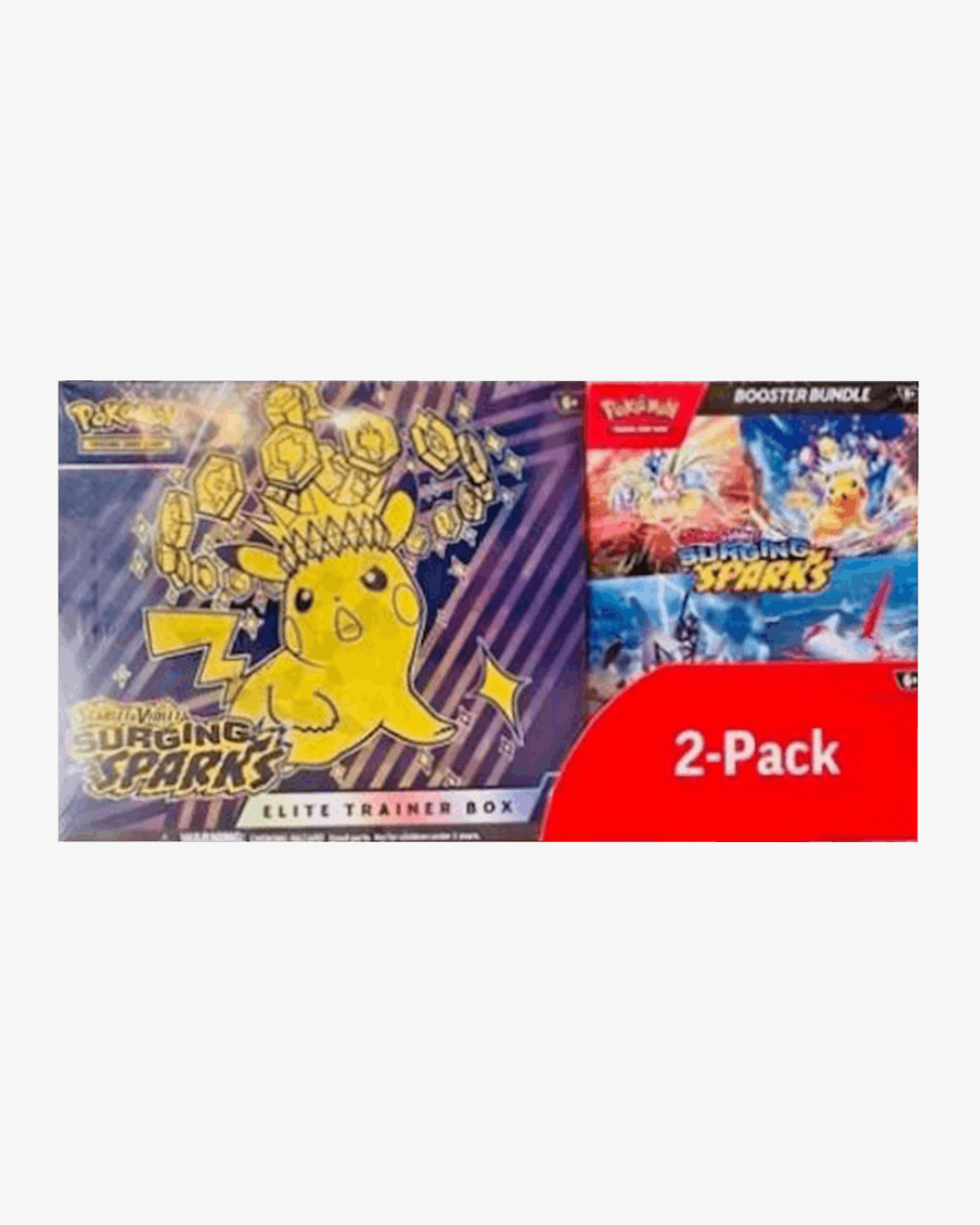 Pokemon Surging Sparks Elite Trainer Box & Booster Bundle 2025 Pokemon Scarlet & Violet