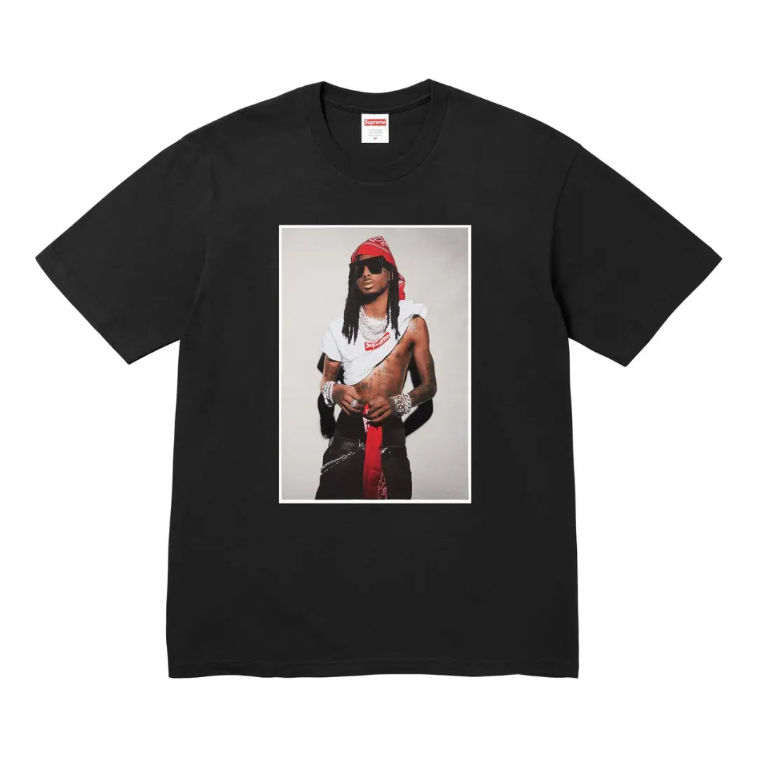 Supreme Playboi Carti Tee Black Basement