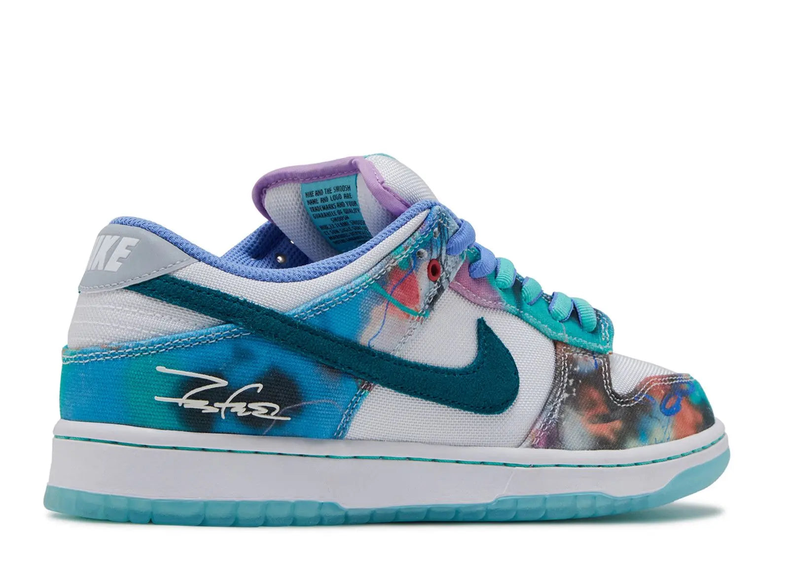 Futura Laboratories x Dunk Low SB Bleached Aqua Nike