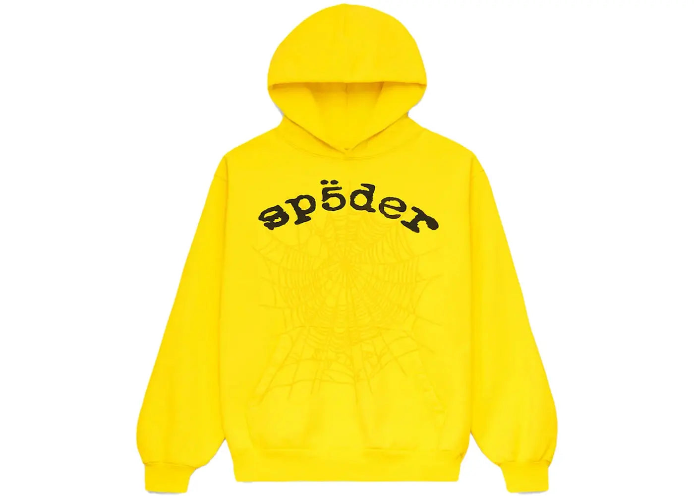 Sp5der Legacy Hoodie Yellow Basement