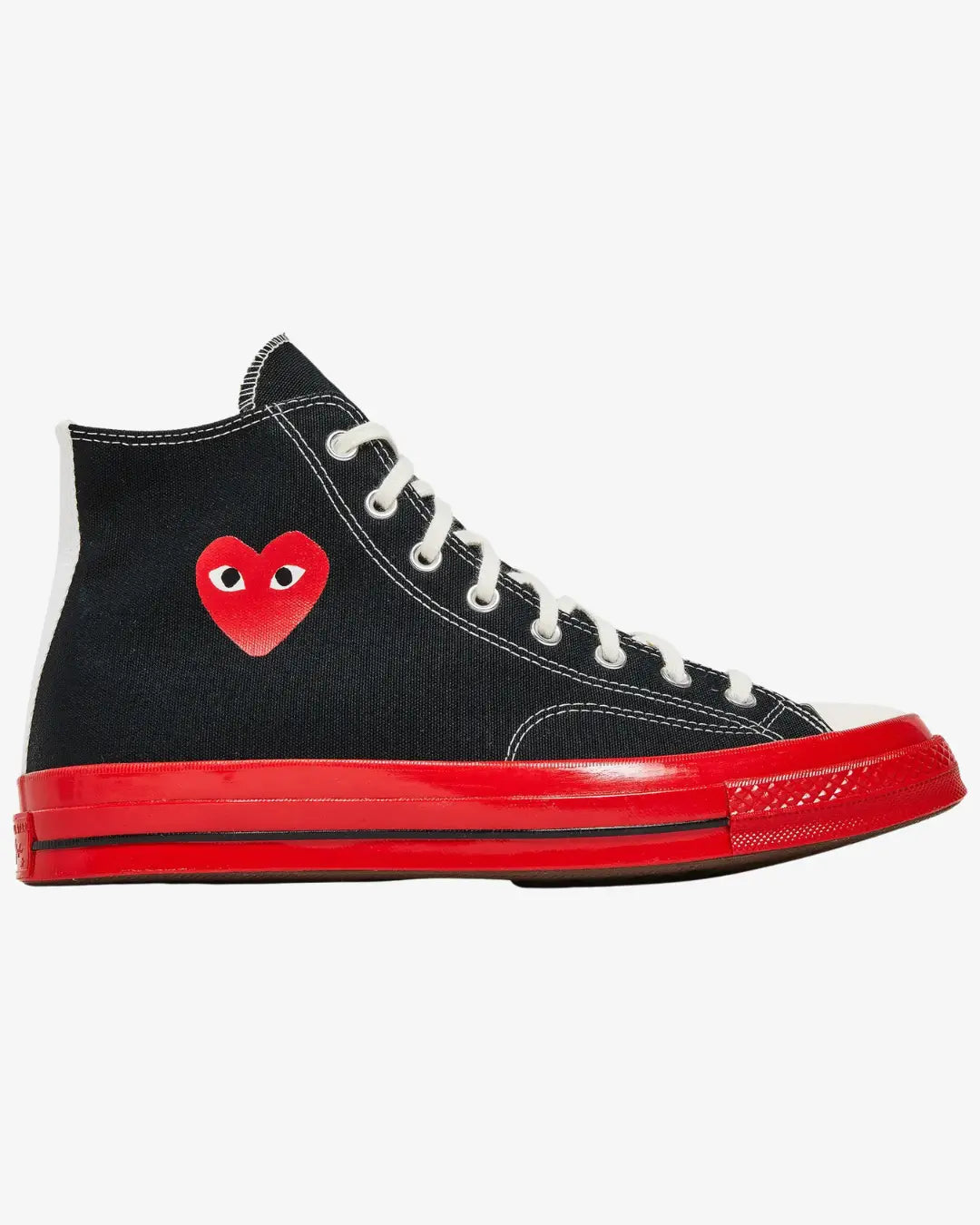 Comme des Garcons Play x Coverse Chuck 70 High Black Red Converse
