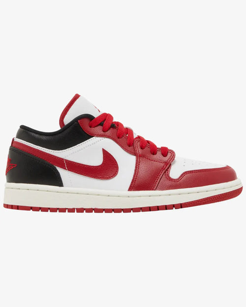 Air Jordan 1 Low White Gym Red Wmns