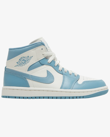 Air Jordan 1 Mid University Blue Wmns
