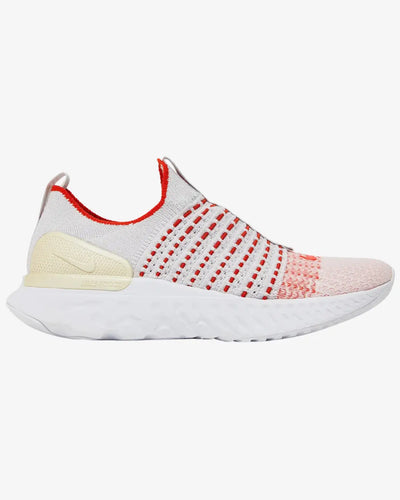 Nike React Phantom Run Flyknit 2 Vast Grey Orange Wmns Nike