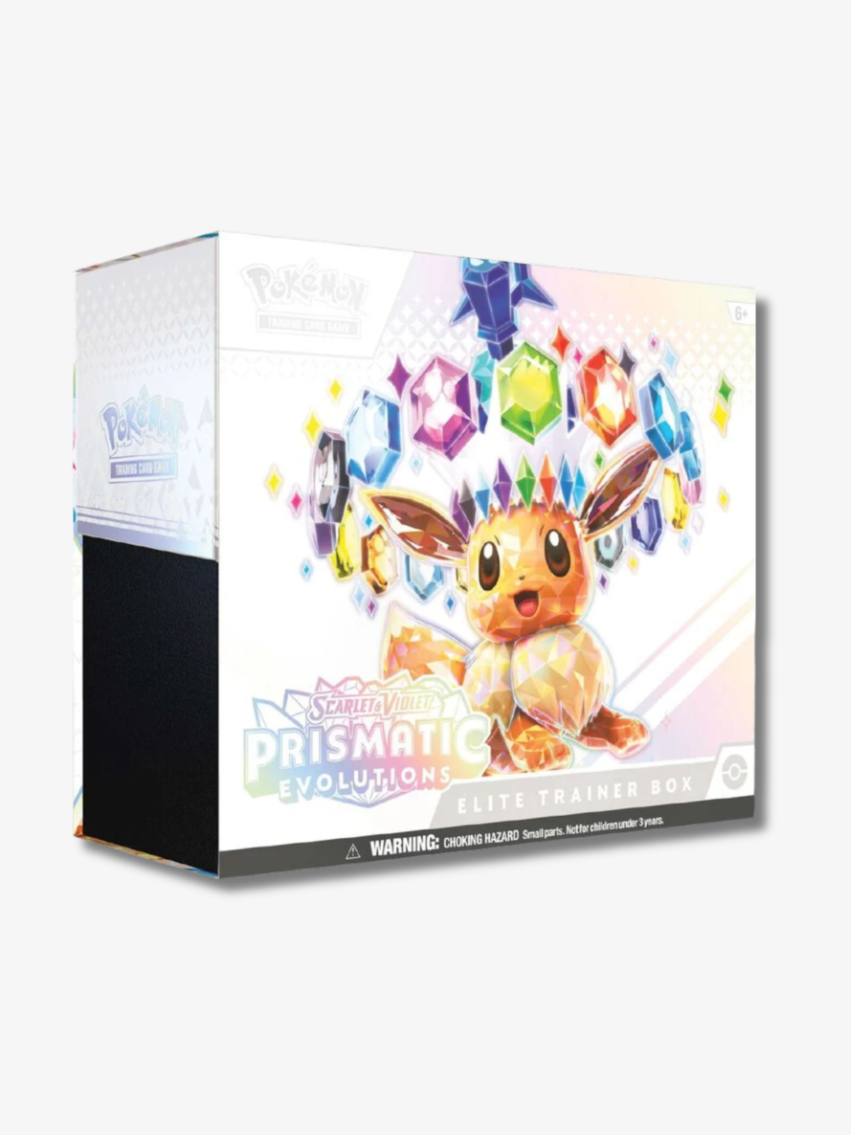 Pokémon TCG Scarlet & Violet Prismatic Evolutions Elite Trainer Box – front