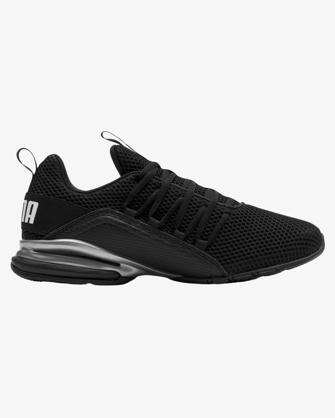 PUMA AXELION LS BLACK METALLIC SILVER