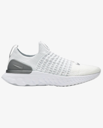 Nike React Phantom Run Flyknit 2 True White Silver Wmns