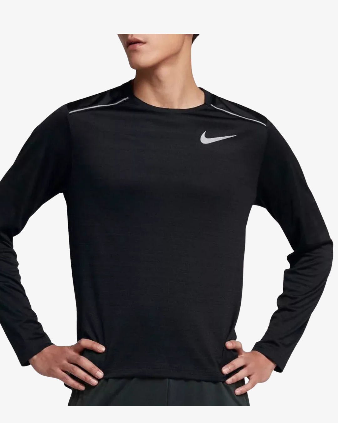 Nike Miler T-Shirt 1.0 Long Sleeve Black