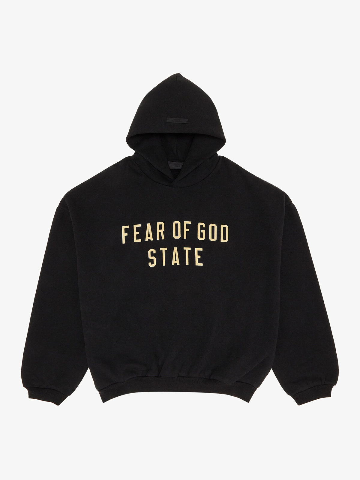Fear of God Essentials Fleece Hoodie 'Black' – front