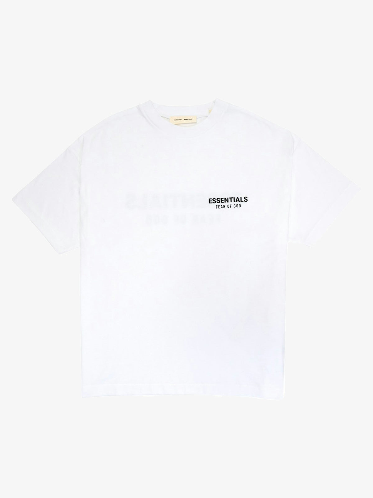 Fear of God Essentials Classic Short Sleeve Tee 'Bright White' – front