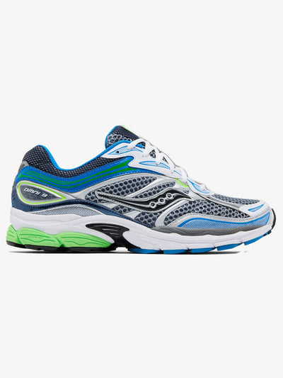 Saucony ProGrid Omni 9 'Grey Slime Blue' – side