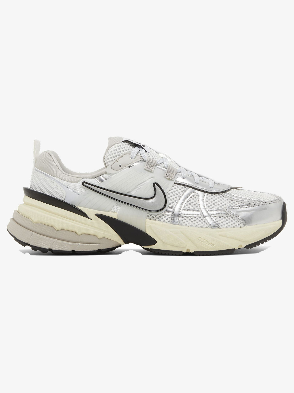Nike V2K Run 'Summit White Metallic Silver' (W) – side