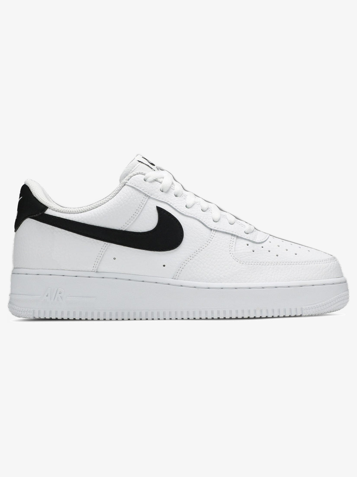 Nike Air Force 1 Low '07 'White Black Pebbled Leather' – side