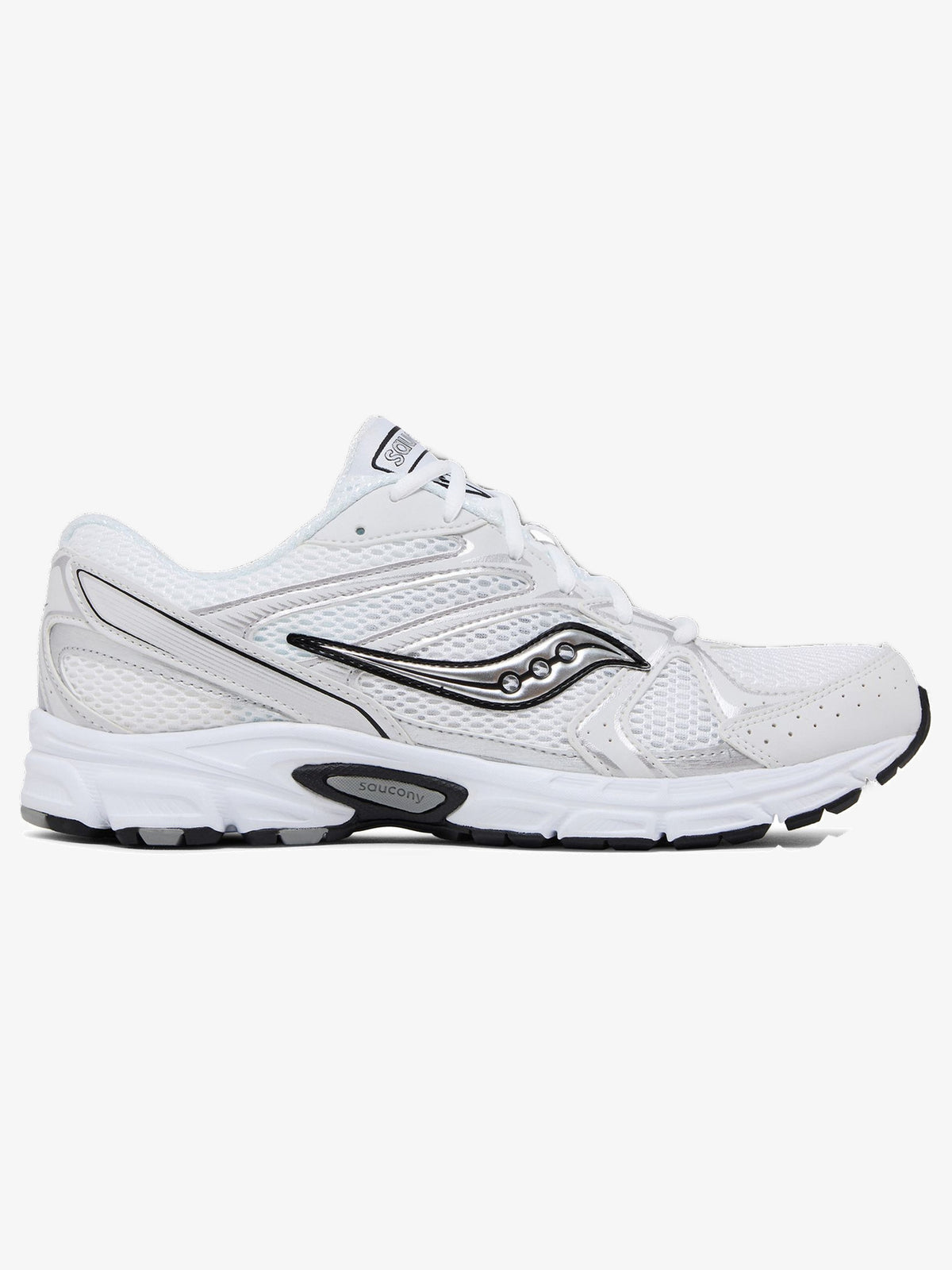 Saucony Grid Ride Millennium 'White Silver' – side