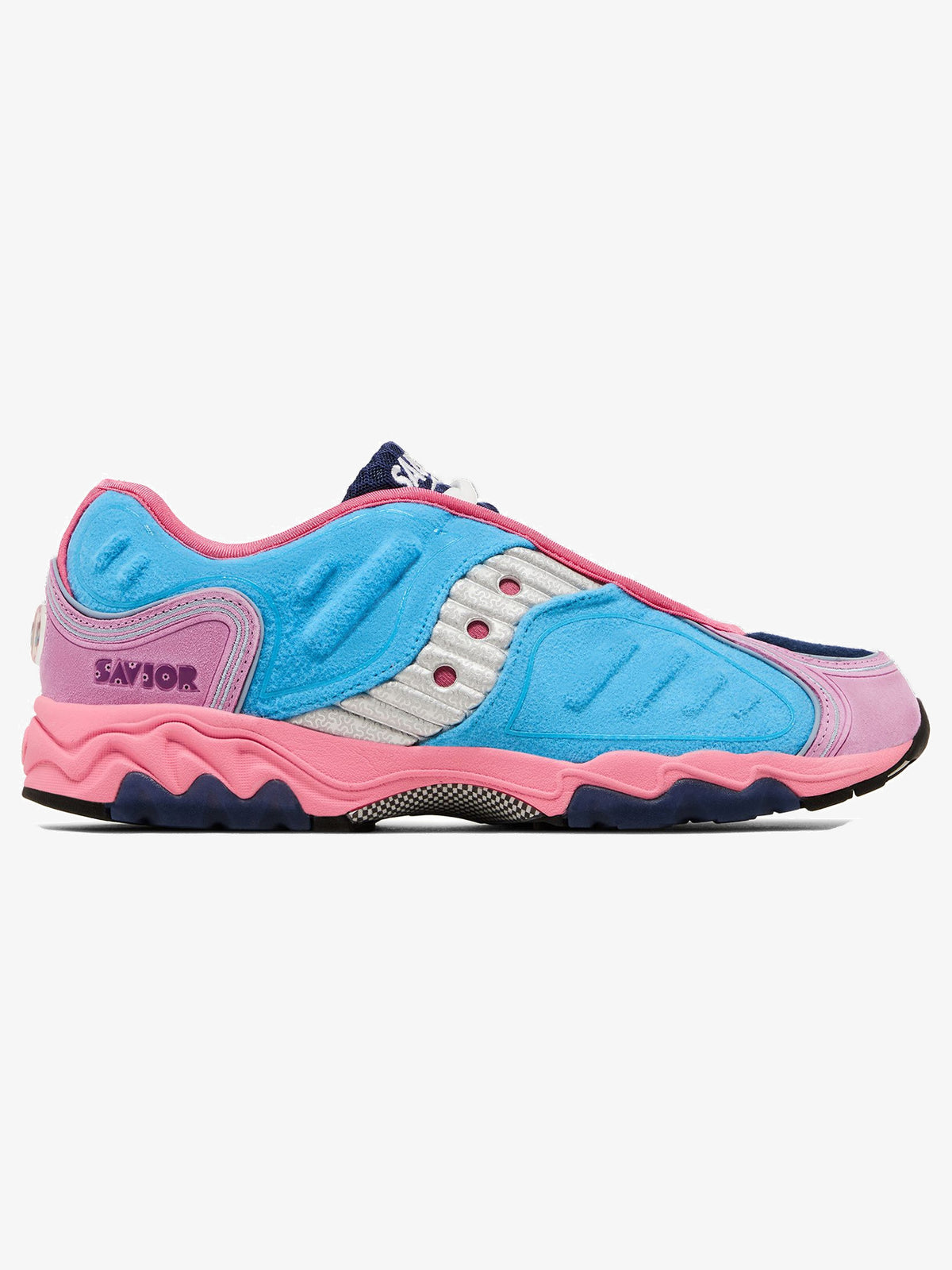 Saucony Matrix 'Jae Tips No Shoes In The House Blue Pink' – side
