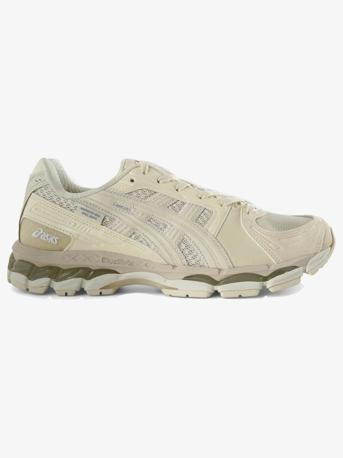 ASICS Gel-Kayano 12.1 'Invincible Madness Vanilla' – front three-quarter