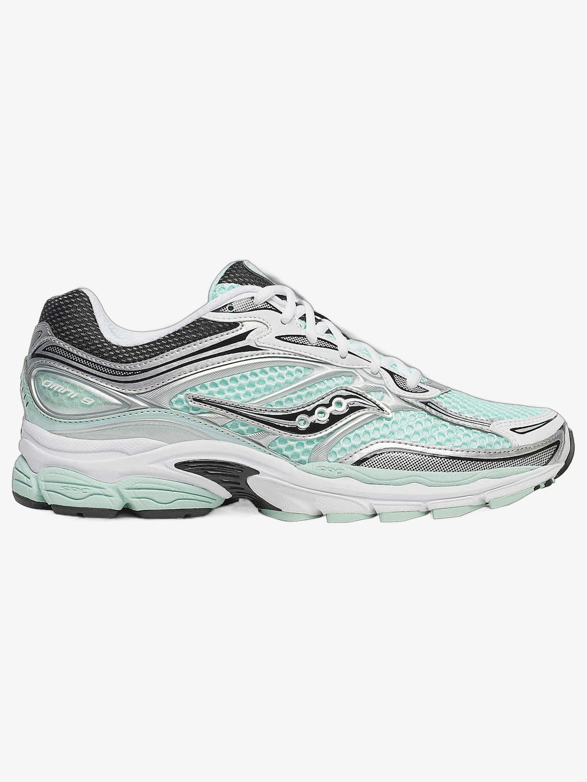 Saucony ProGrid Omni 9 'Teal Metallic Silver' – side