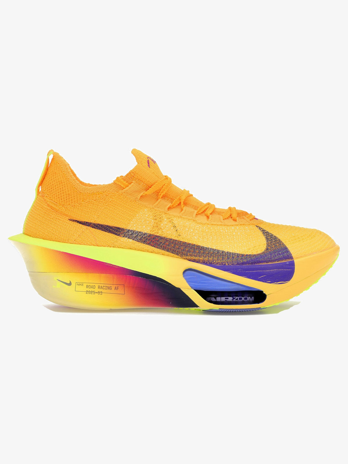 Nike Air Zoom Alphafly Next% 3 'Laser Orange Indigo Burst' – side