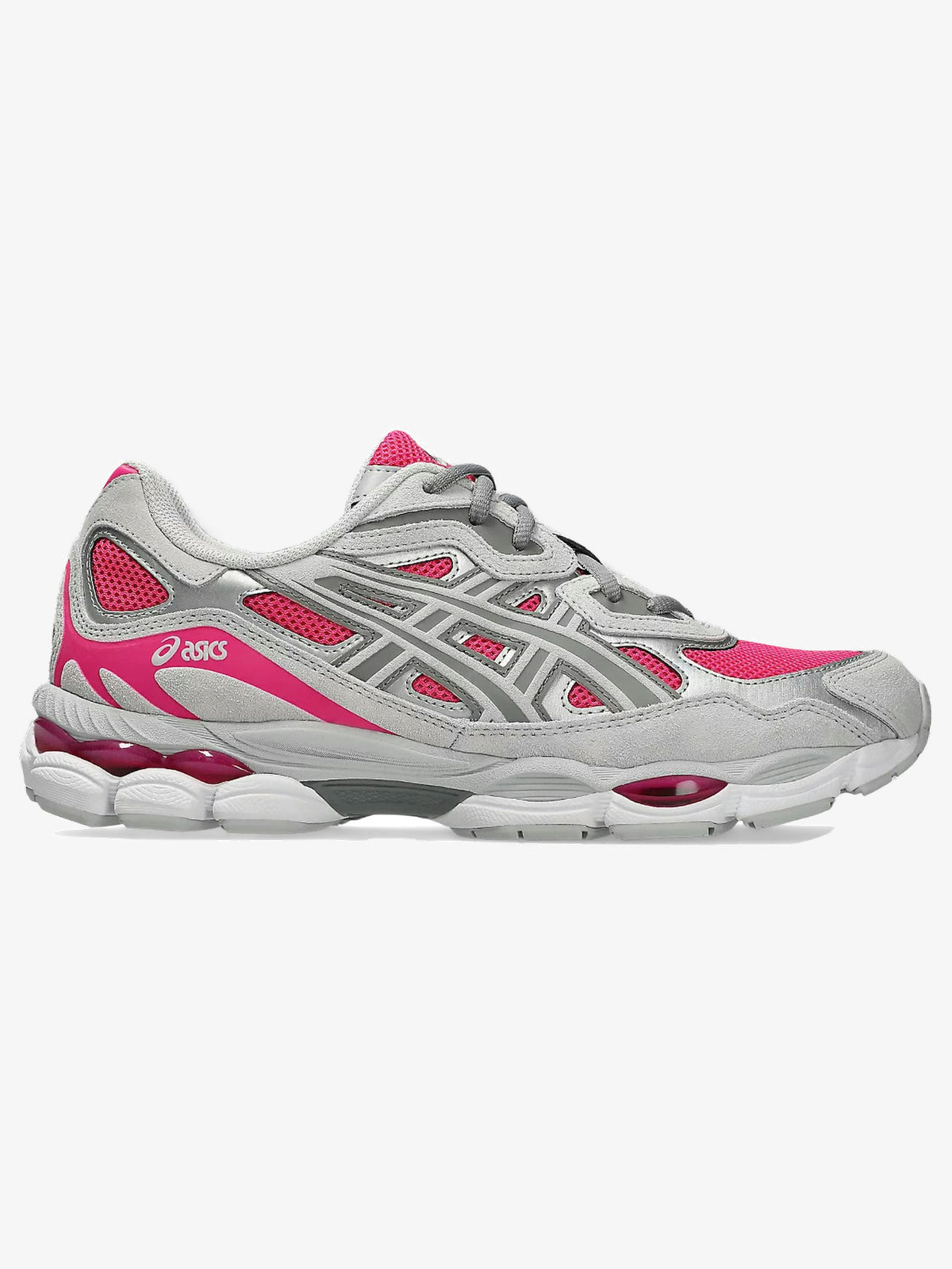 ASICS Gel-NYC 'Pink Glo Concrete' – front three-quarter