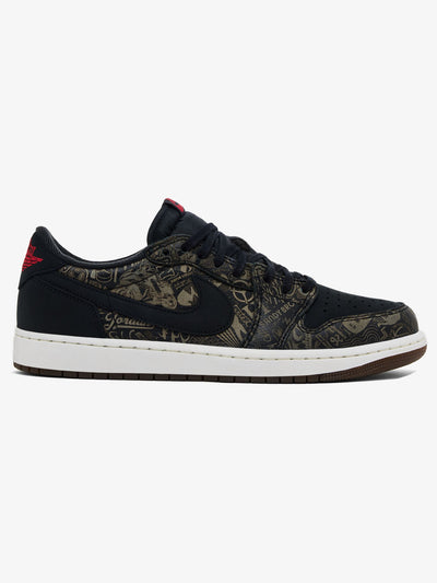 Jordan 1 Retro Low OG 'Laser Black University Red' – side