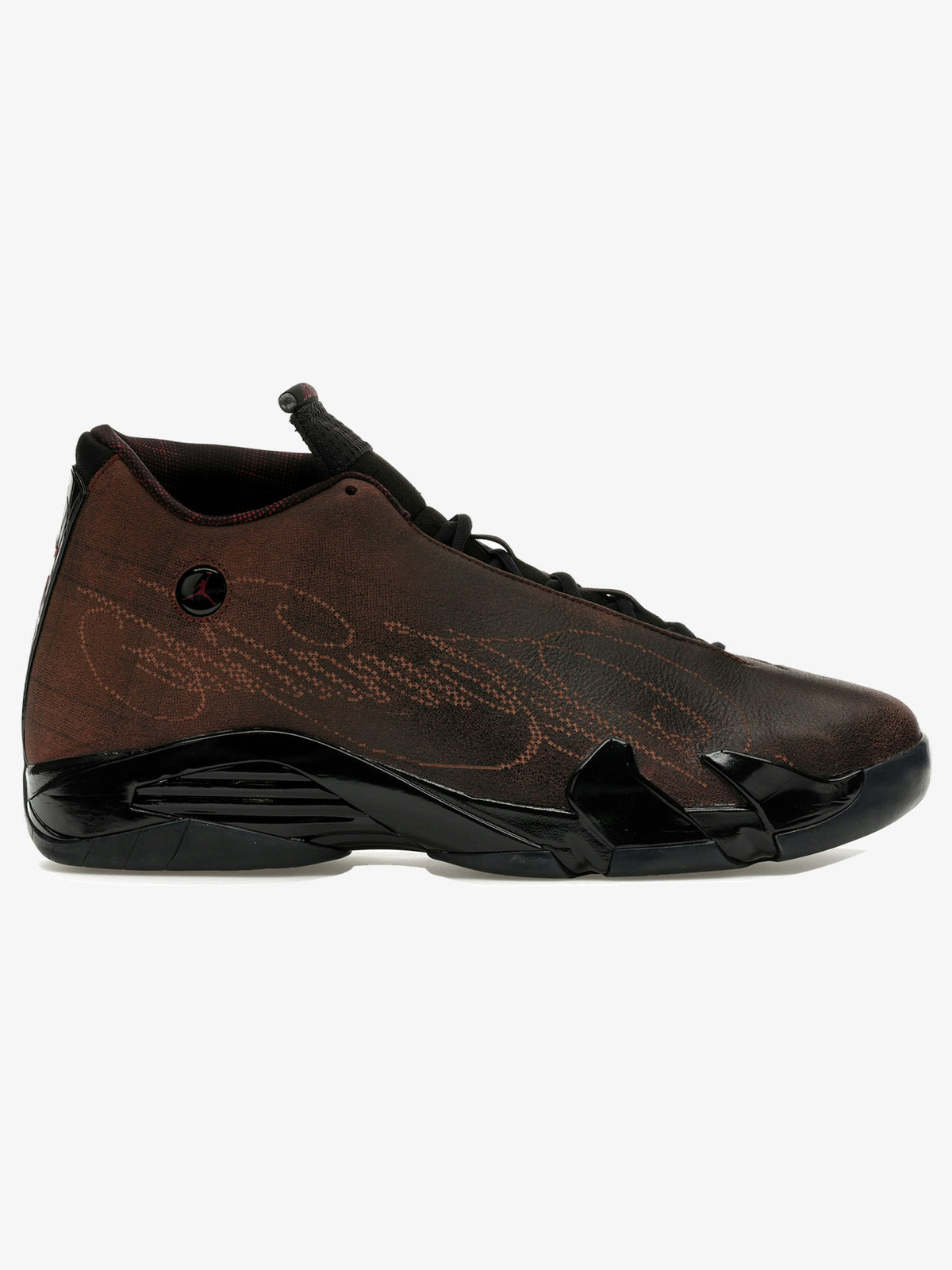 Jordan 14 Retro 'Mowalola Burnt Red' – side